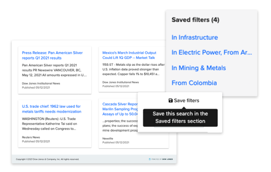 Segment and save searches with advanced filters for precise results.
